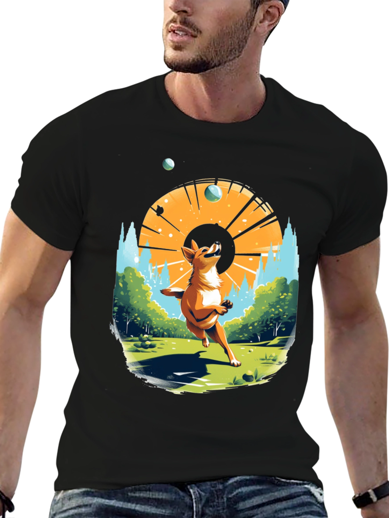 Dog Lover T-Shirt: Catching Spheres