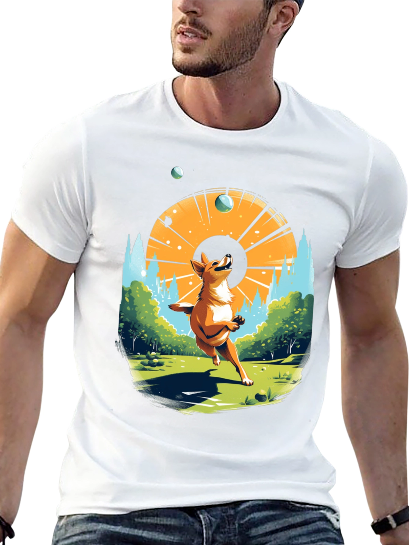 Dog Lover T-Shirt: Catching Spheres