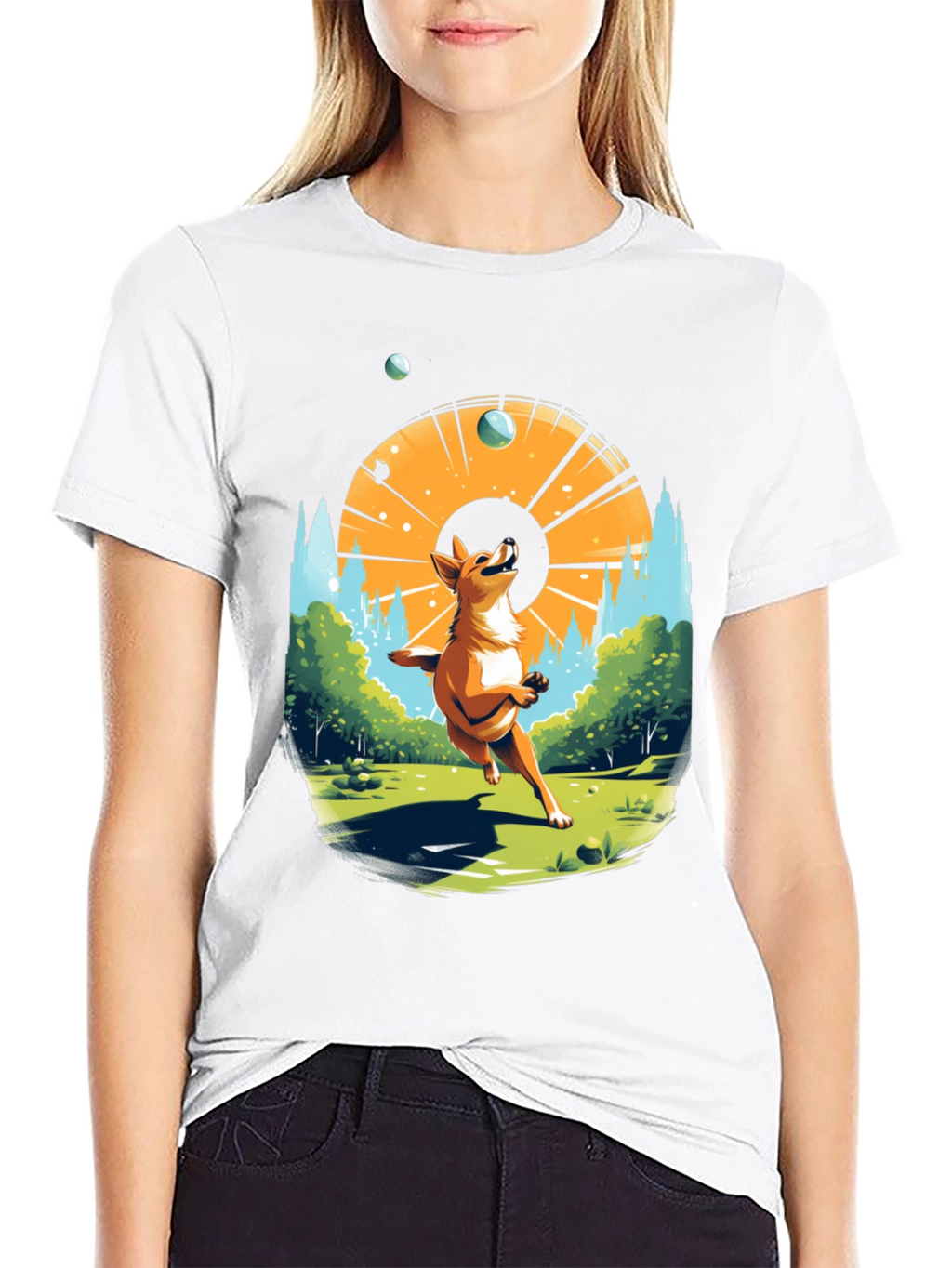 Dog Lover T-Shirt: Catching Spheres