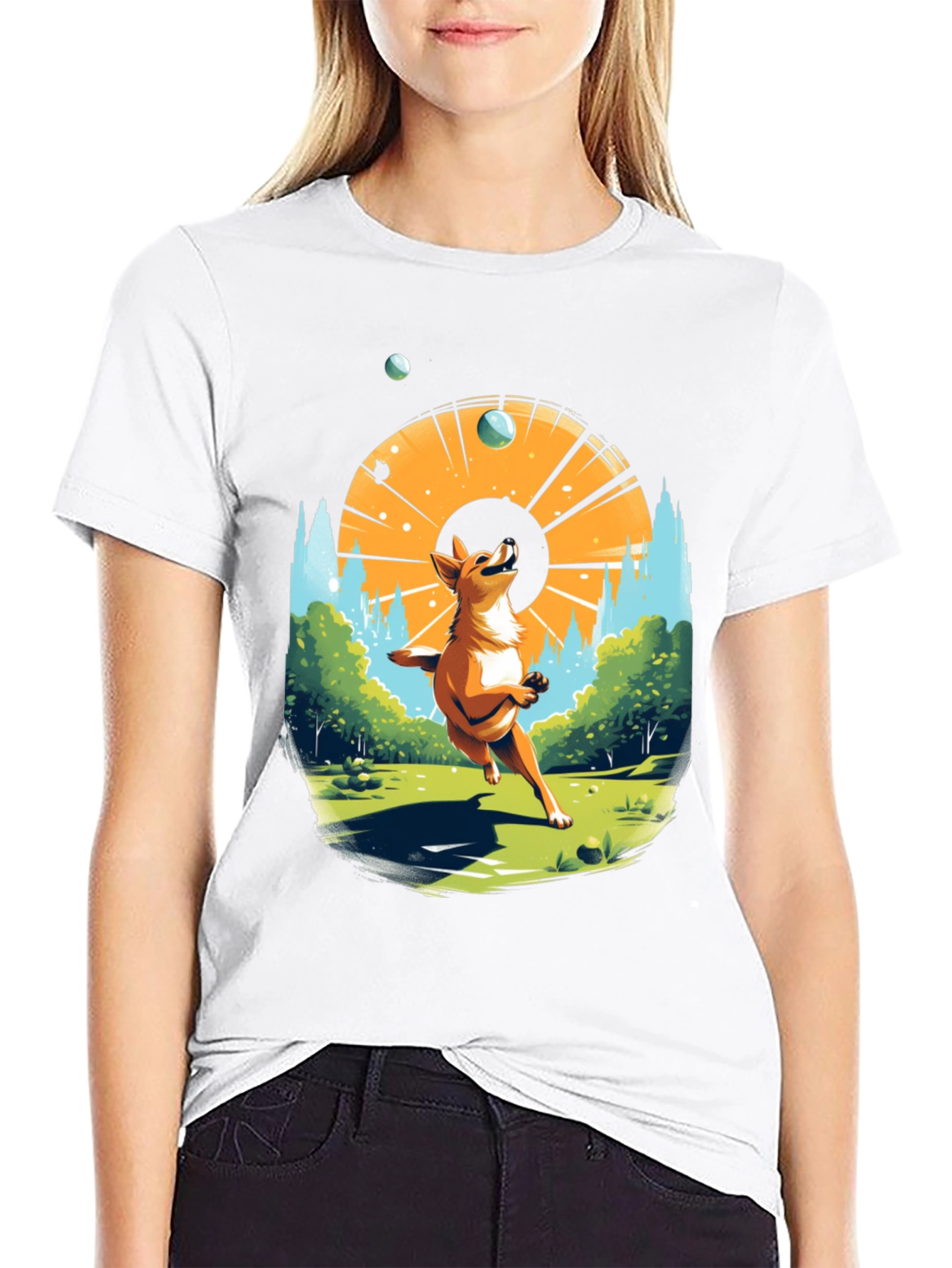 Dog Lover T-Shirt: Catching Spheres
