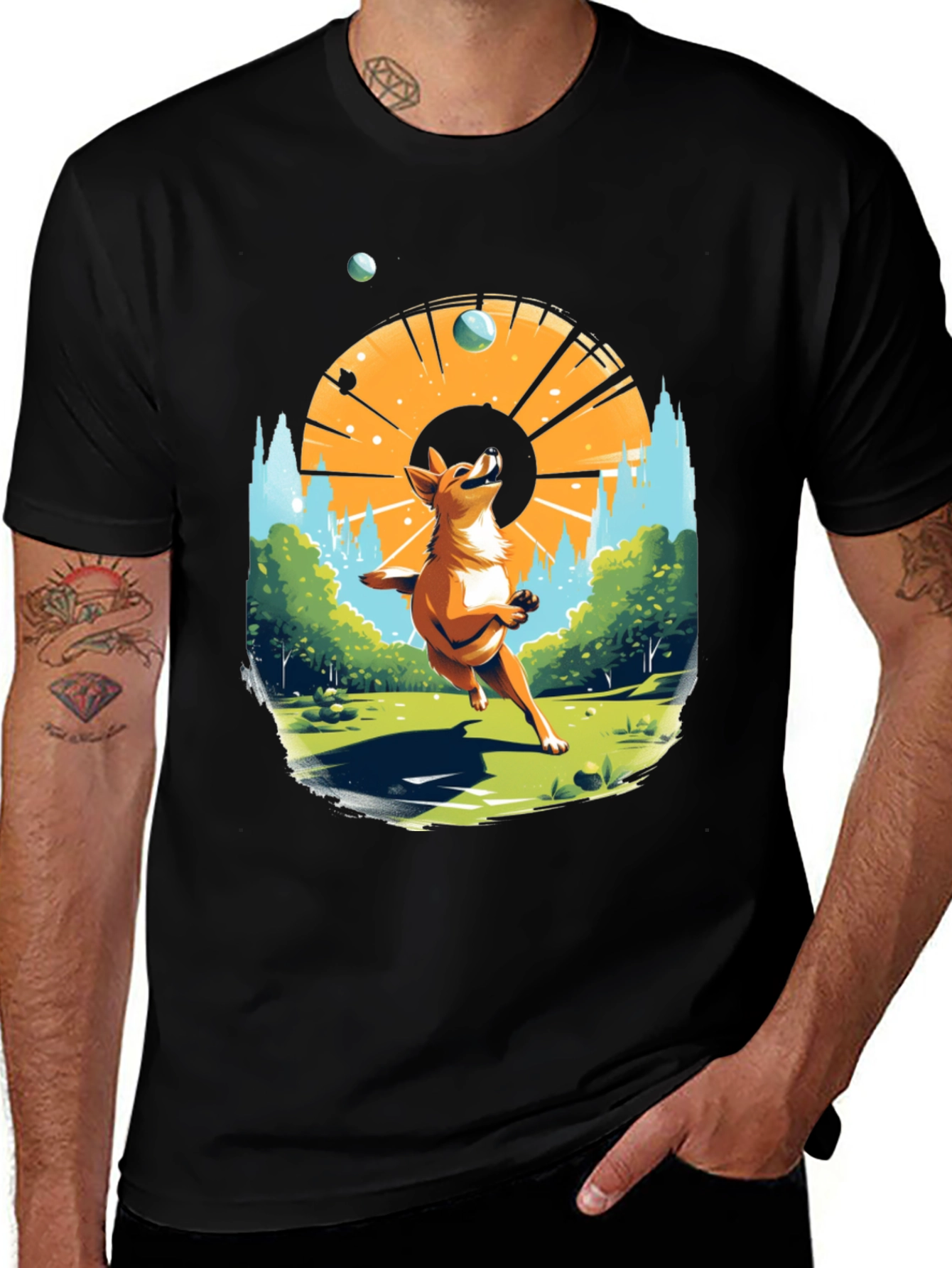 Dog Lover T-Shirt: Catching Spheres