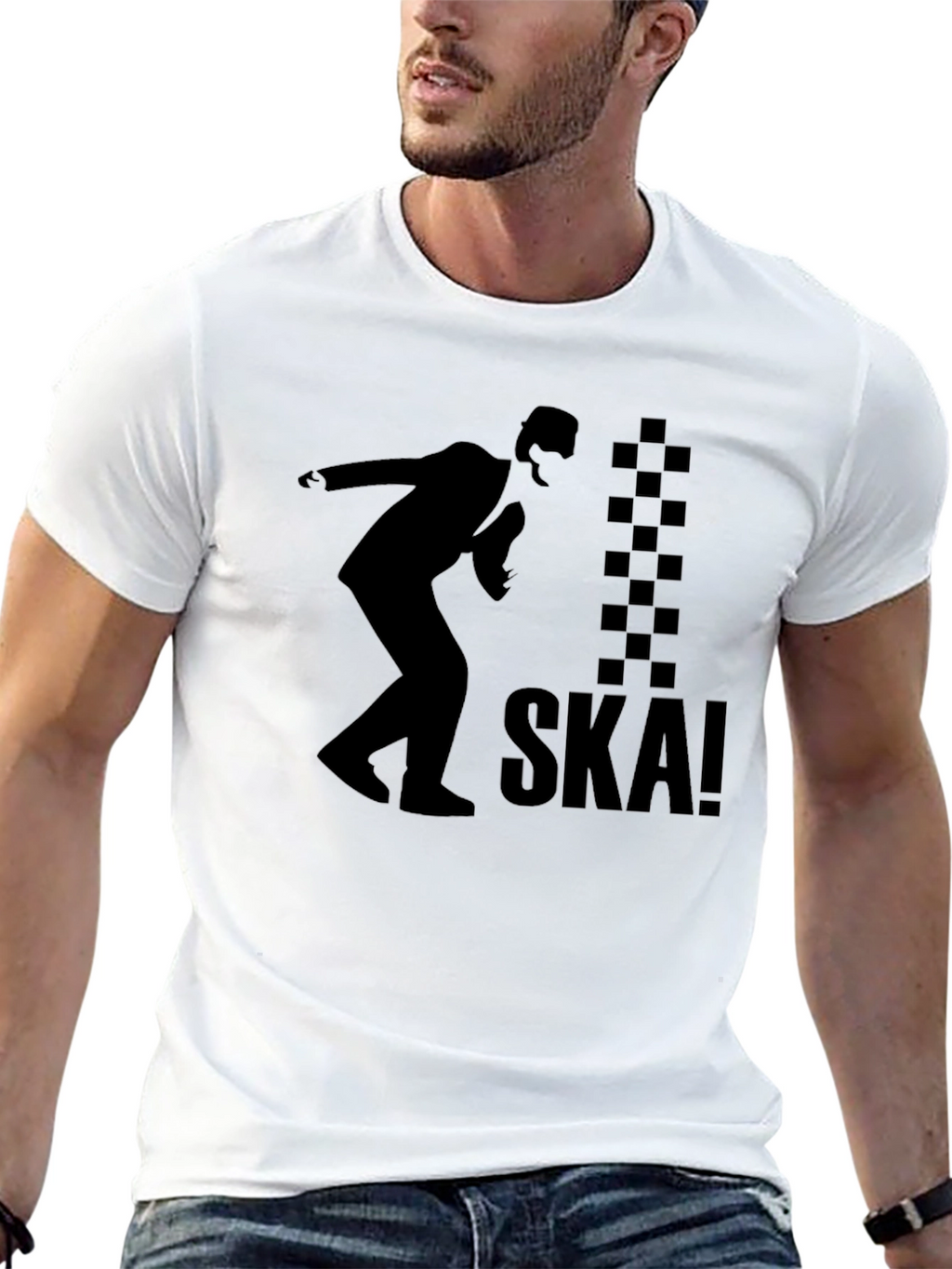 Ska! Mens Graphic Tee - Classic Music Style