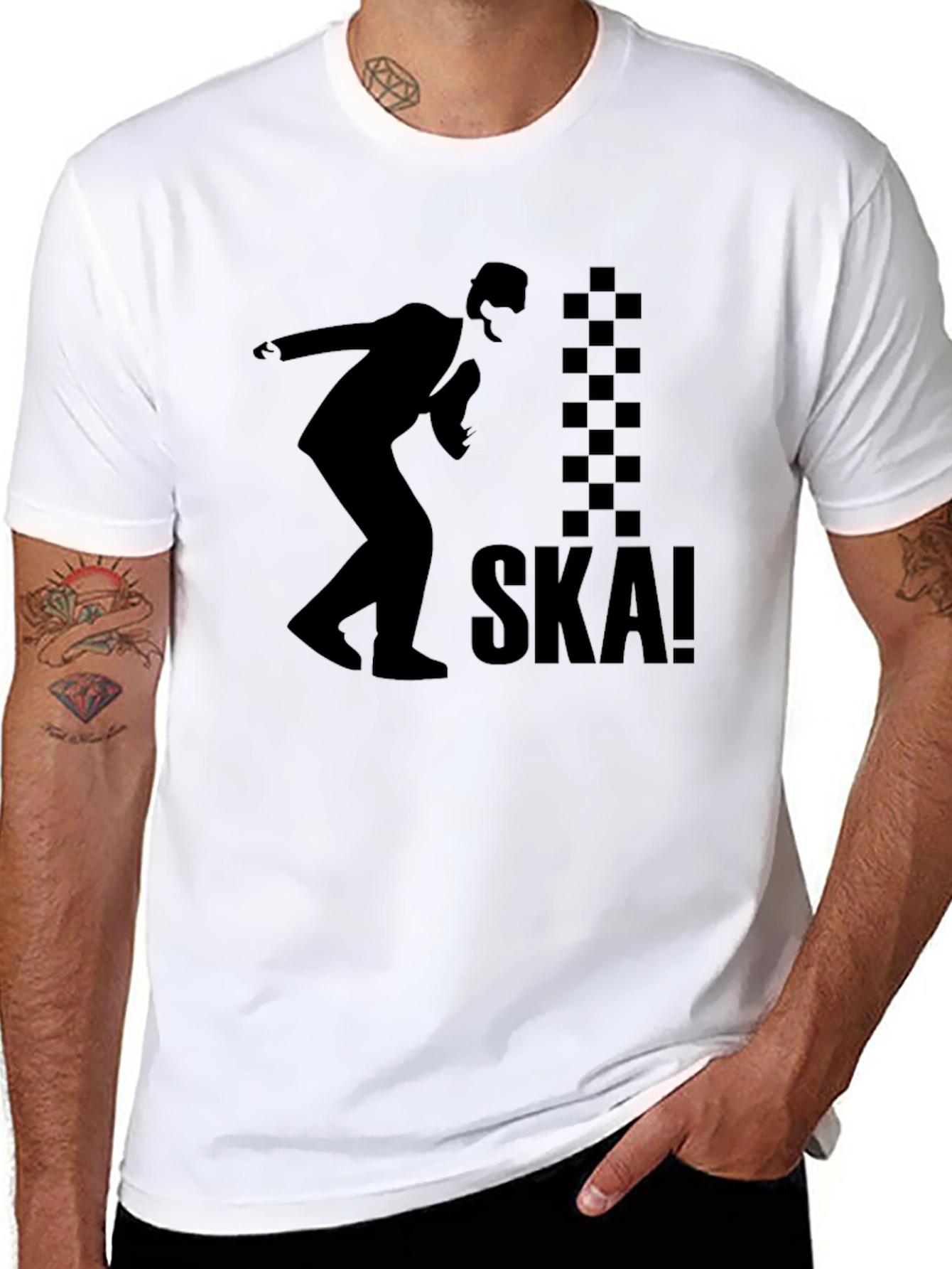 Ska! Mens Graphic Tee - Classic Music Style