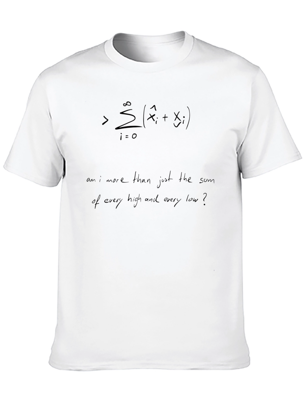 Mathematical Philosophy T-Shirt - Sum of Experiences