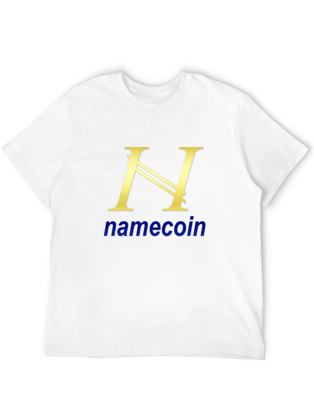 Namecoin Black T-Shirt Cryptocurrency Design