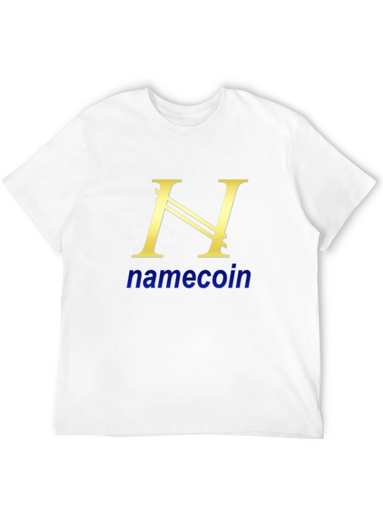Namecoin Black T-Shirt Cryptocurrency Design