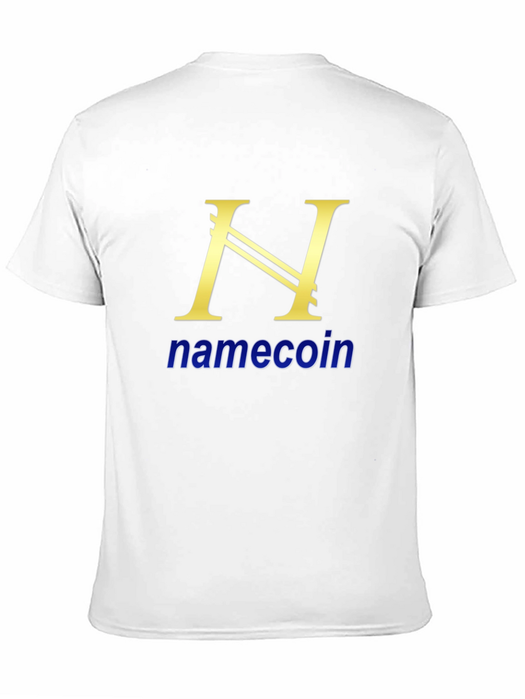 Namecoin Black T-Shirt Cryptocurrency Design