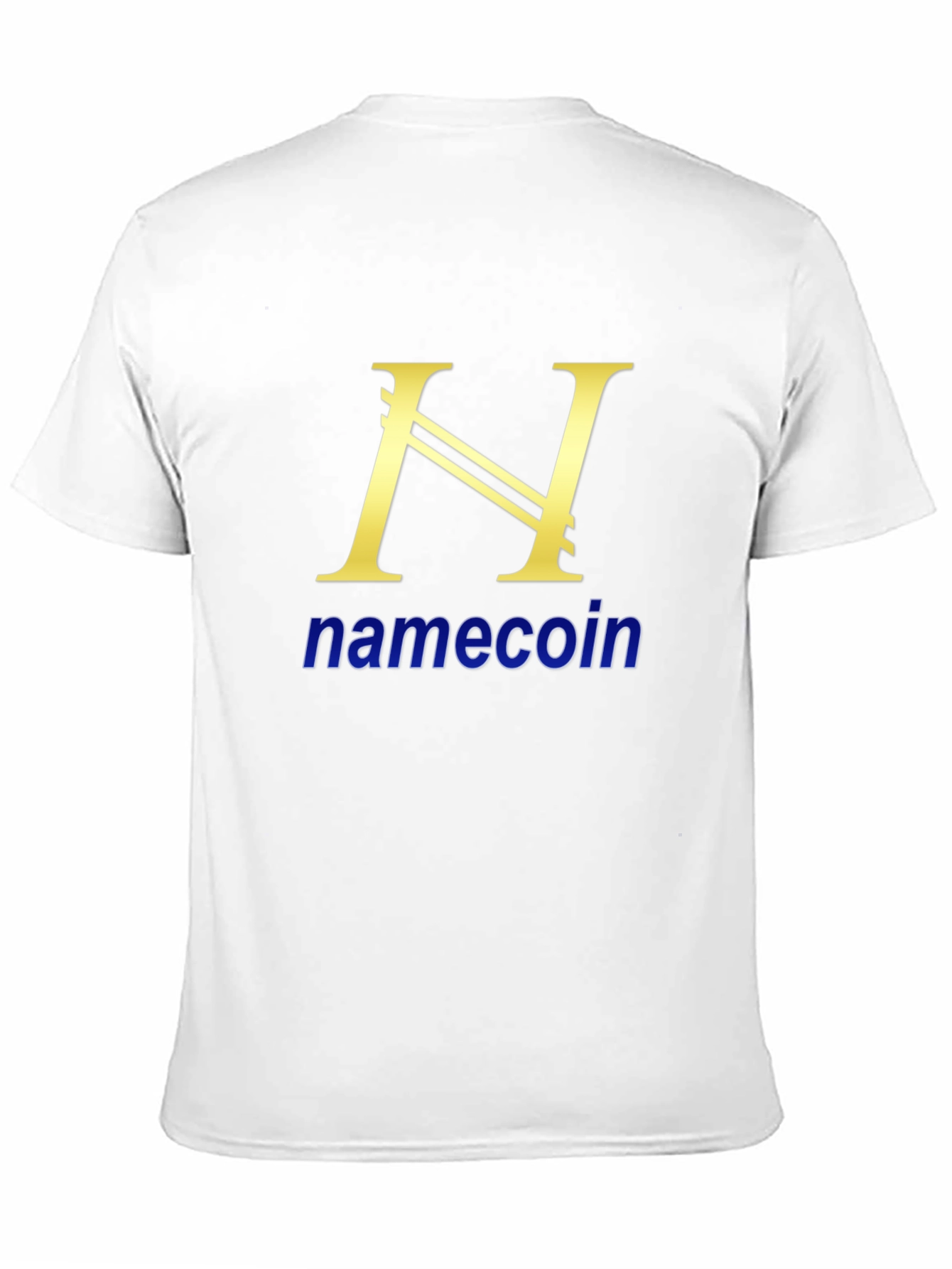 Namecoin Black T-Shirt Cryptocurrency Design