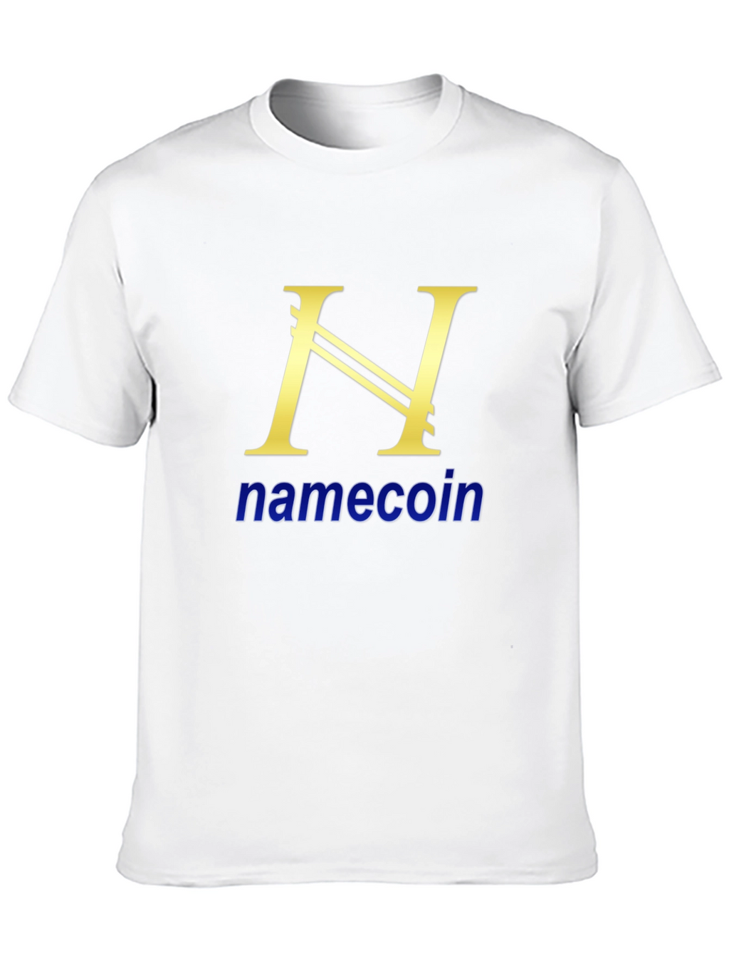 Namecoin Black T-Shirt Cryptocurrency Design