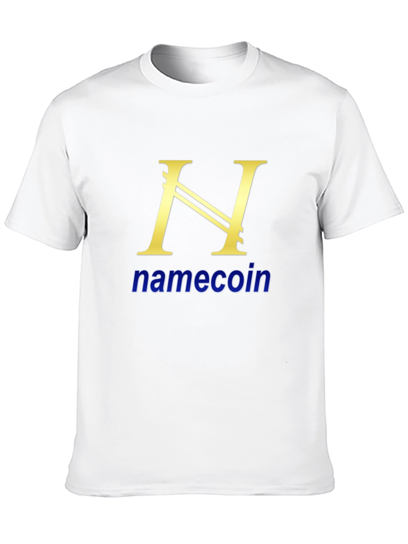 Namecoin Black T-Shirt Cryptocurrency Design