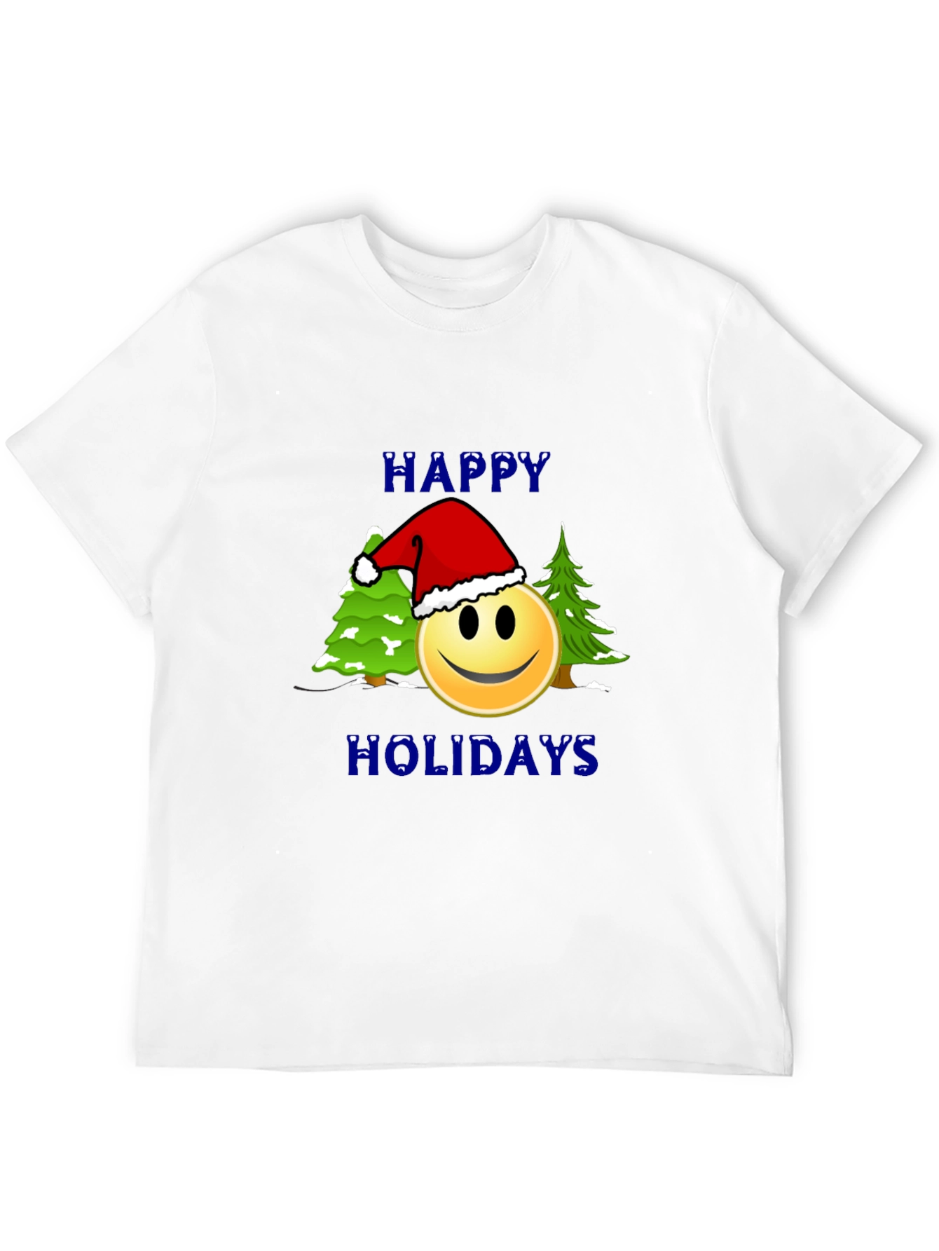 Holiday Smiley T-Shirt - Festive & Fun!