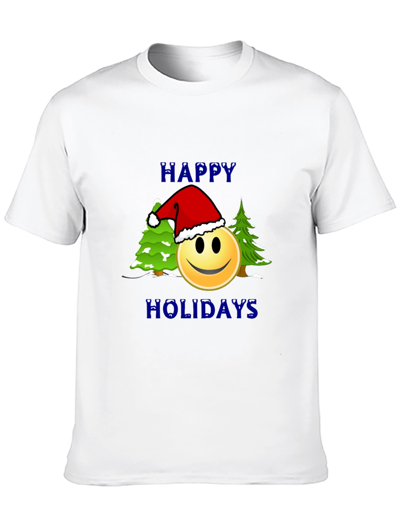 Holiday Smiley T-Shirt - Festive & Fun!