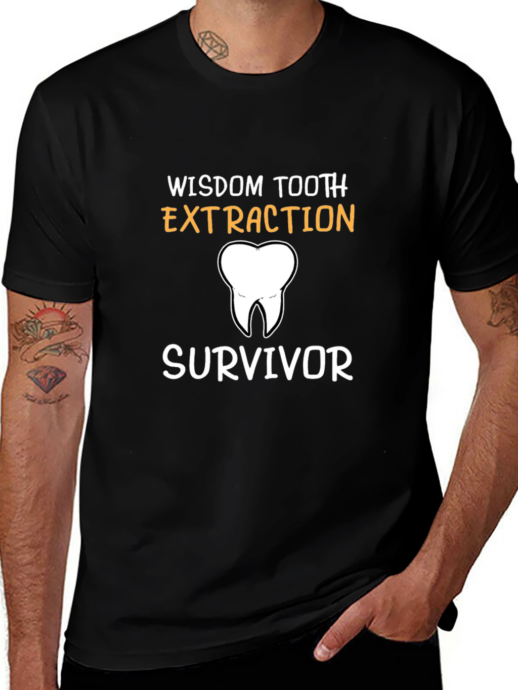 Wisdom Tooth Extraction Survivor Graphic Tee