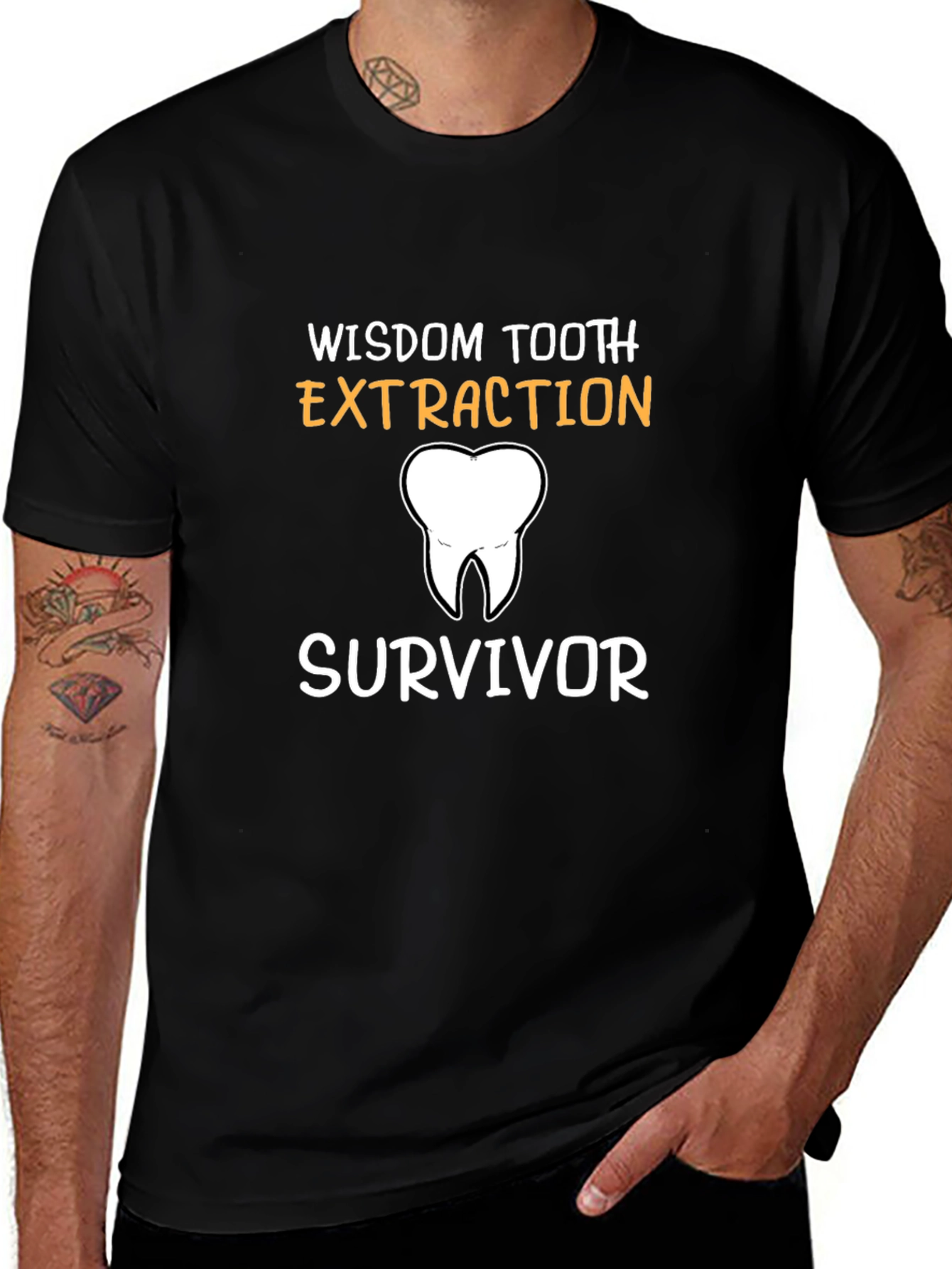 Wisdom Tooth Extraction Survivor Graphic Tee