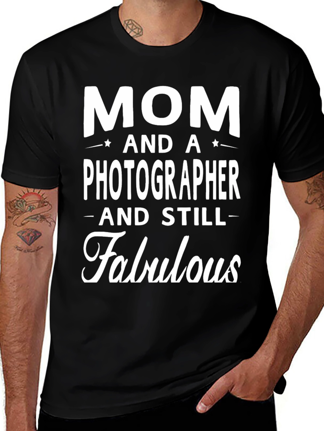 Mom Photographer Fabulous Graphic T-Shirt