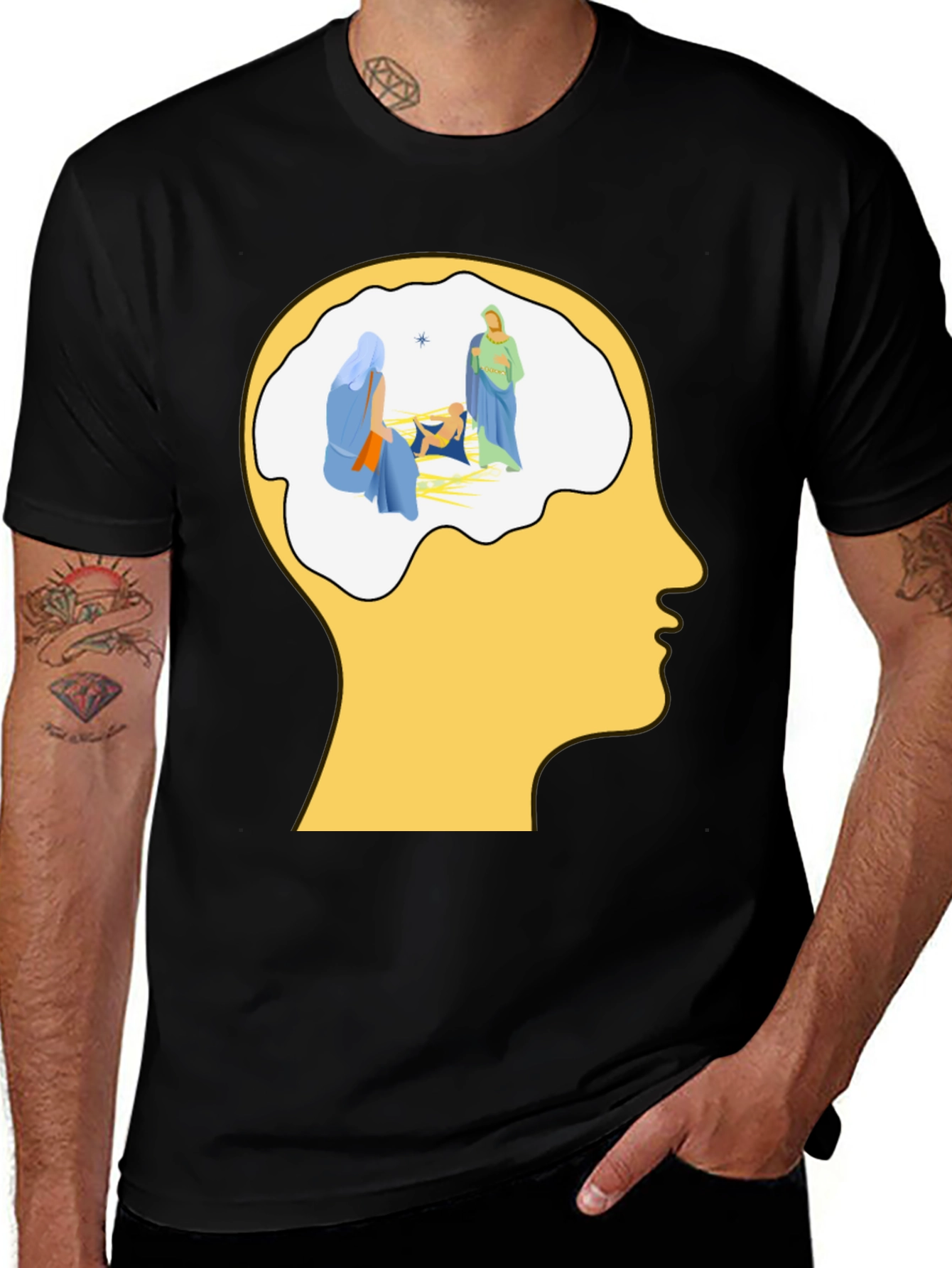 Nativity Scene Mind T-Shirt