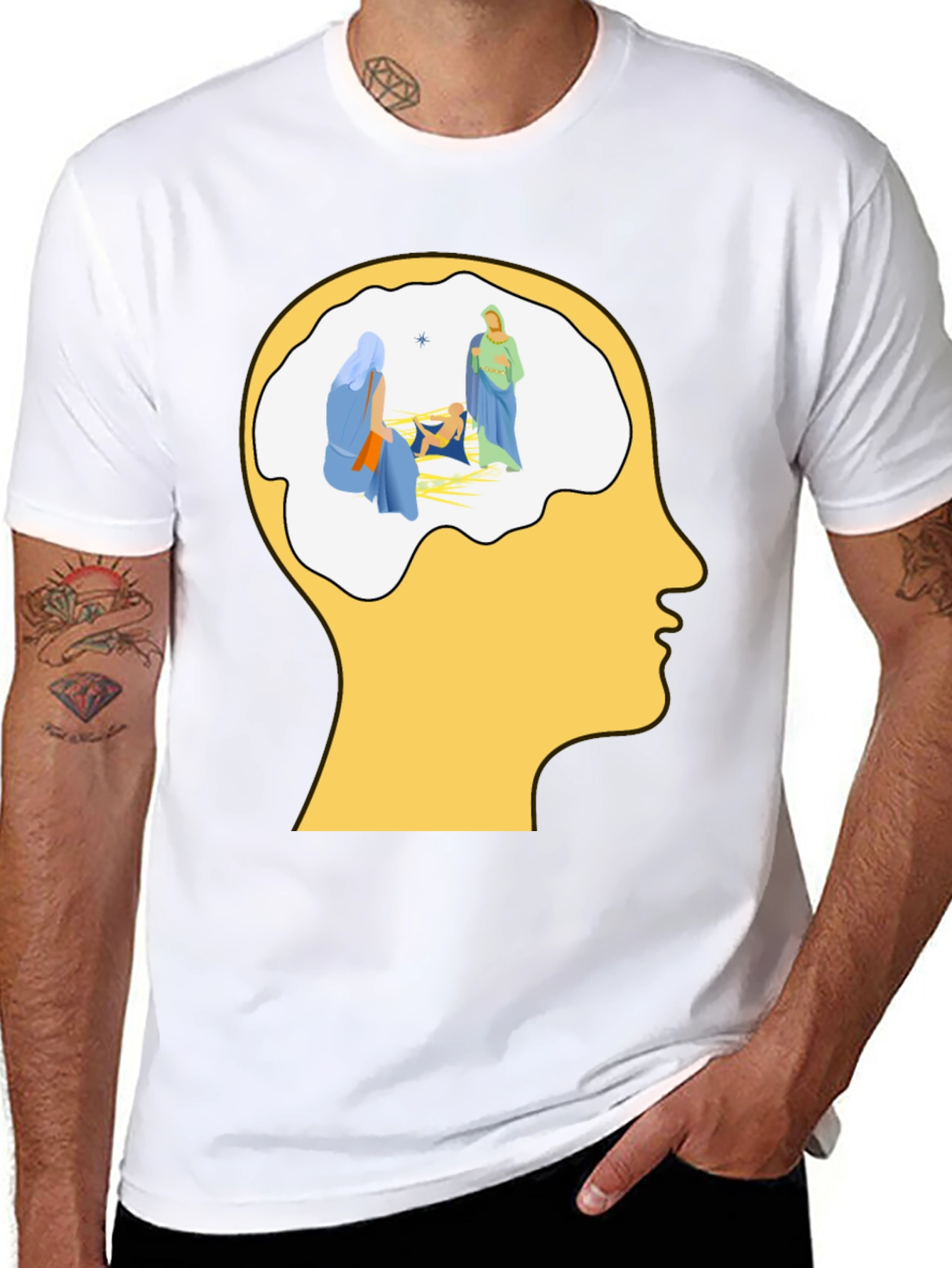 Nativity Scene Mind T-Shirt