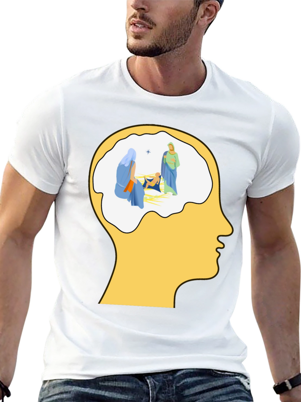 Nativity Scene Mind T-Shirt