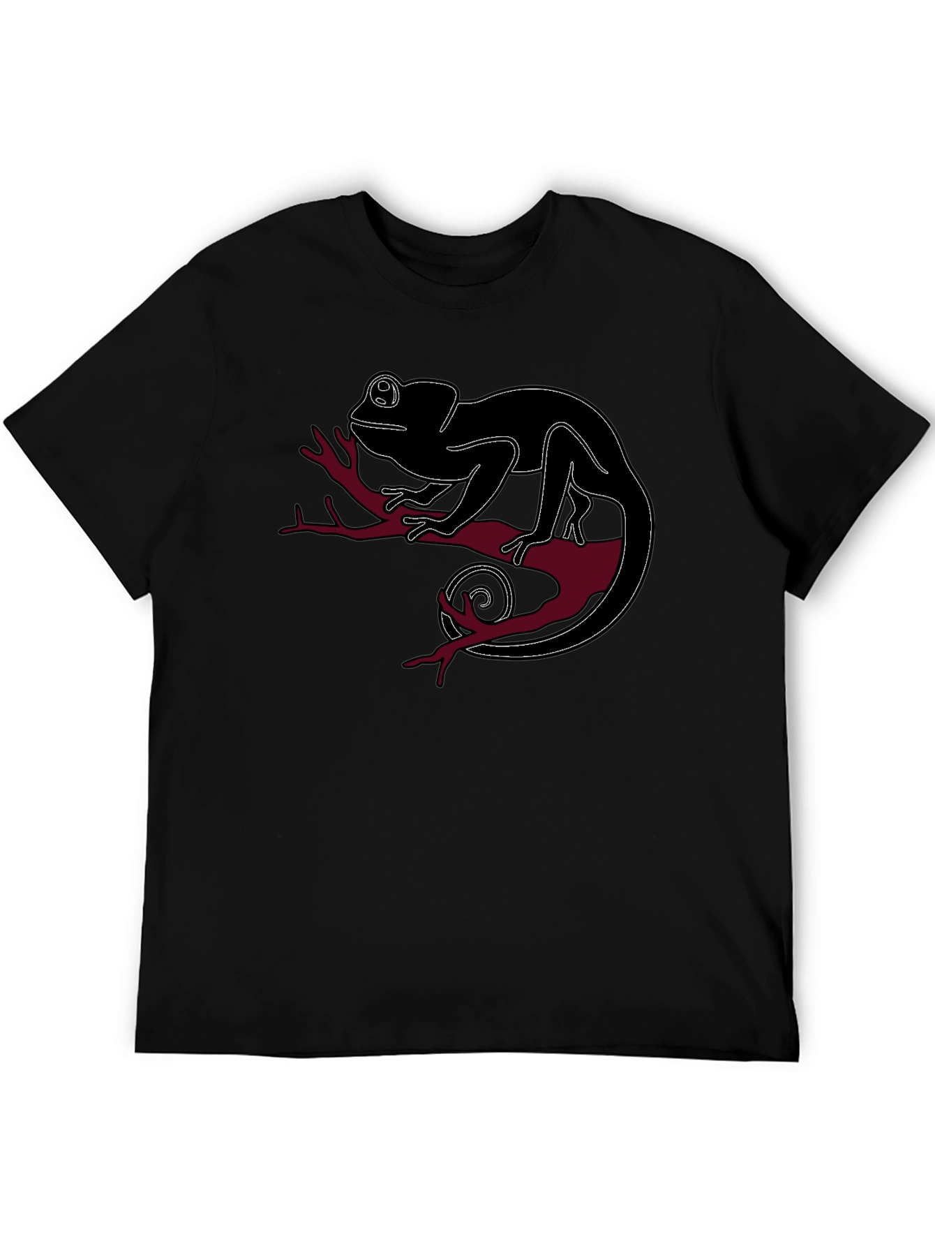 Chameleon Graphic Tee - Unique Animal Design