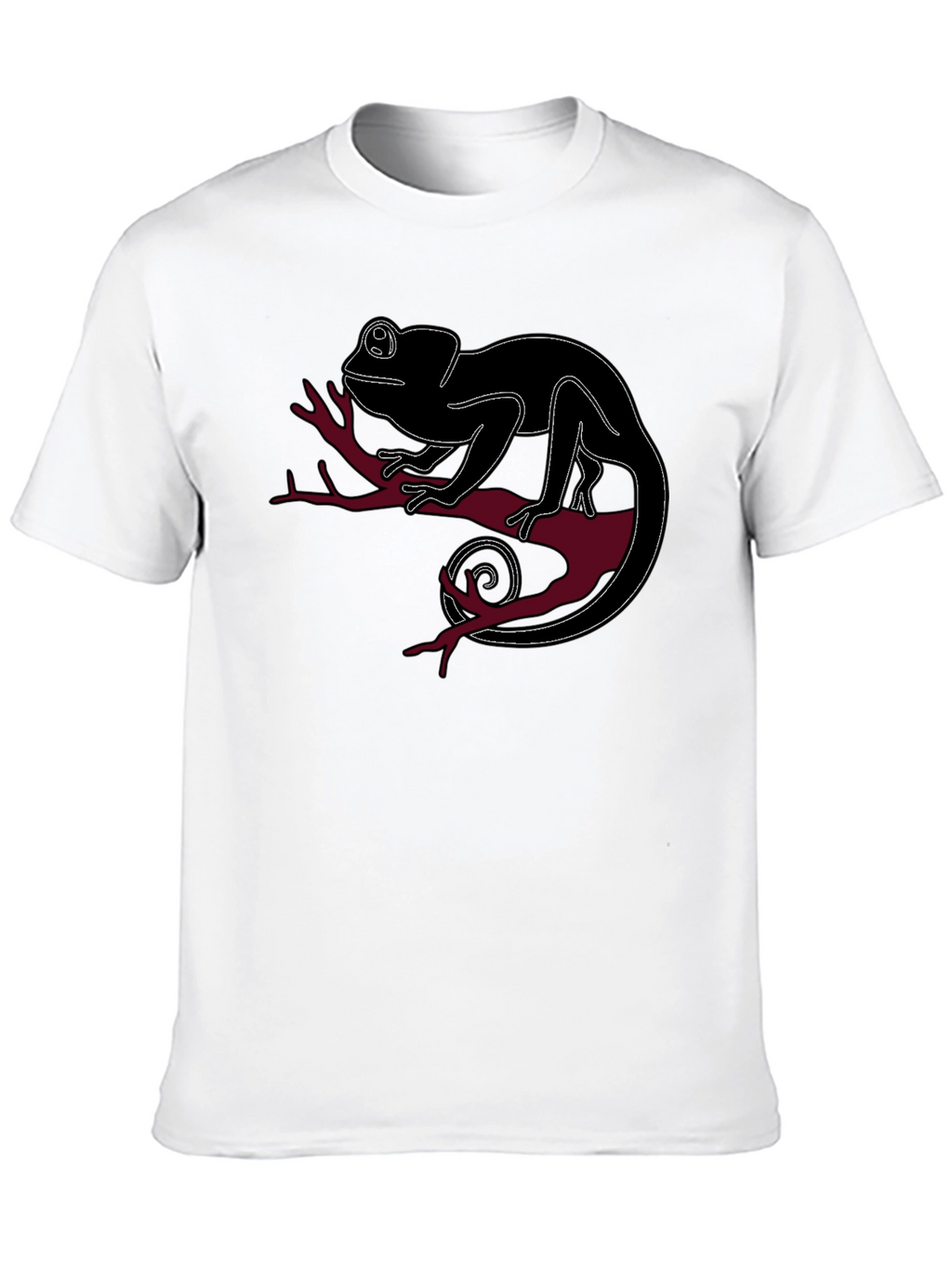 Chameleon Graphic Tee - Unique Animal Design