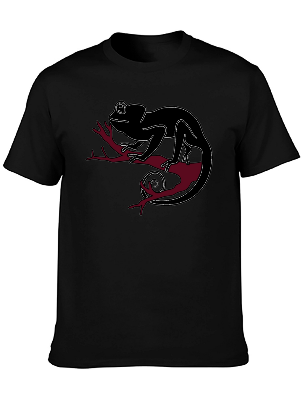 Chameleon Graphic Tee - Unique Animal Design