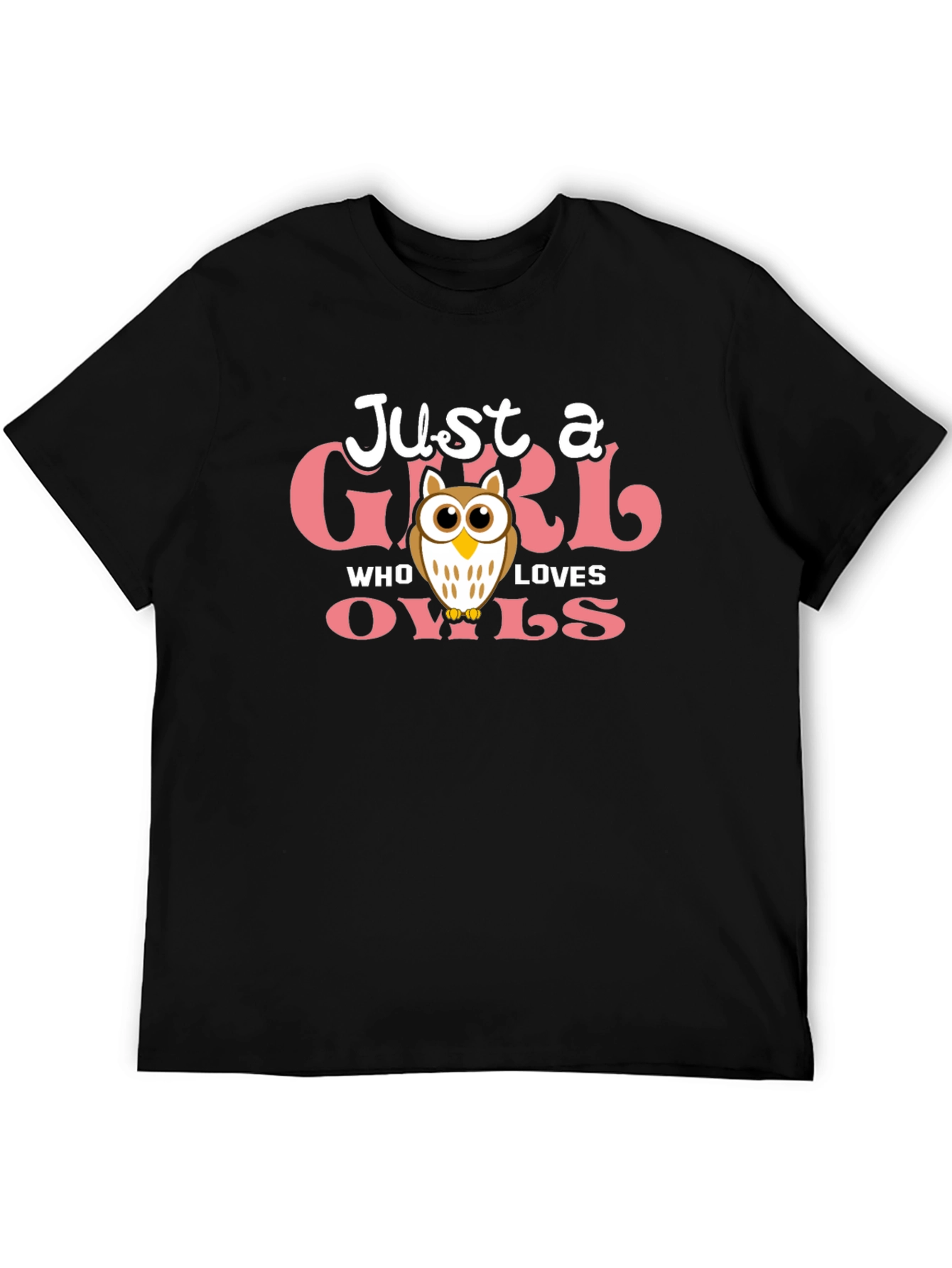 Just a Girl Who Loves Owls T-Shirt