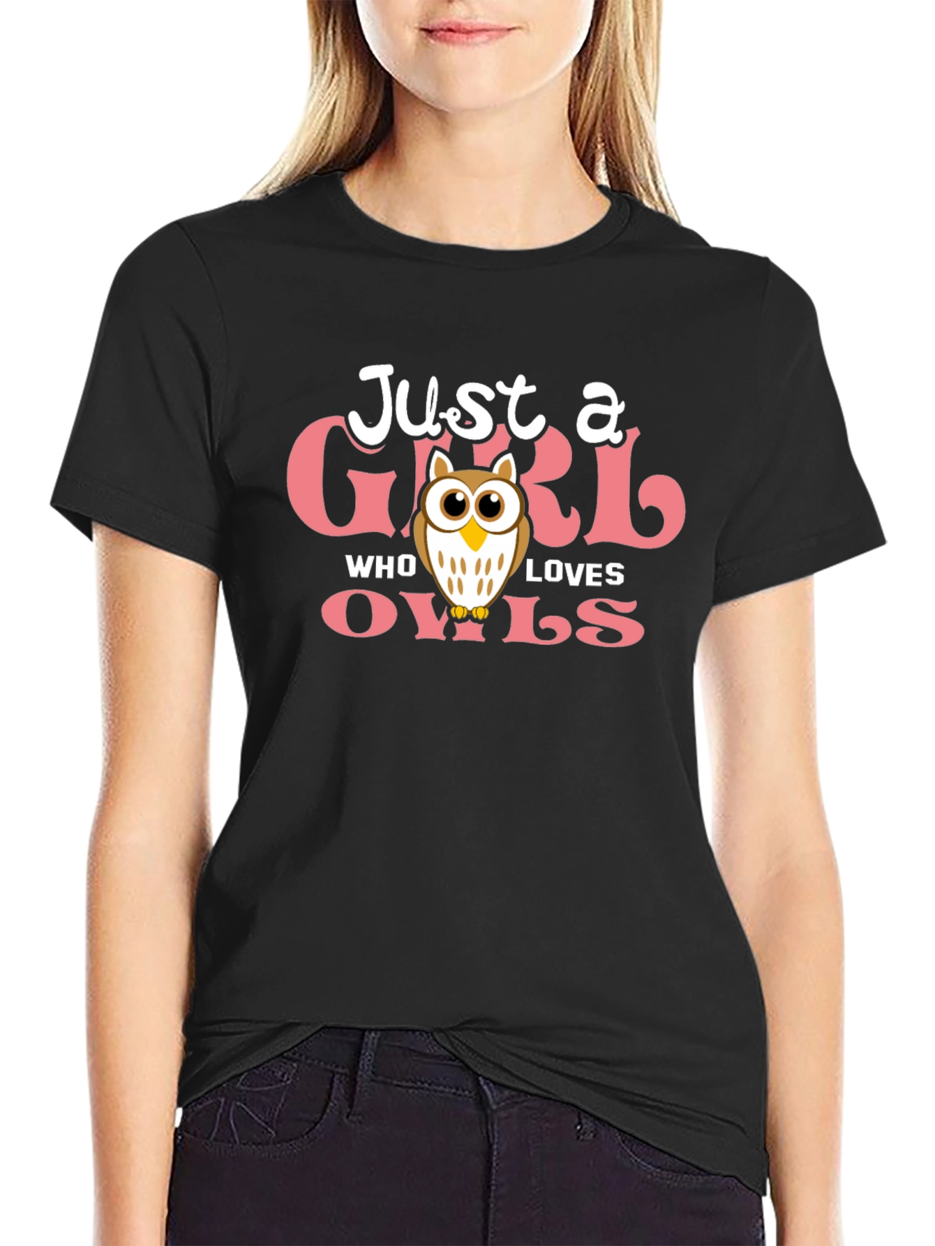 Just a Girl Who Loves Owls T-Shirt