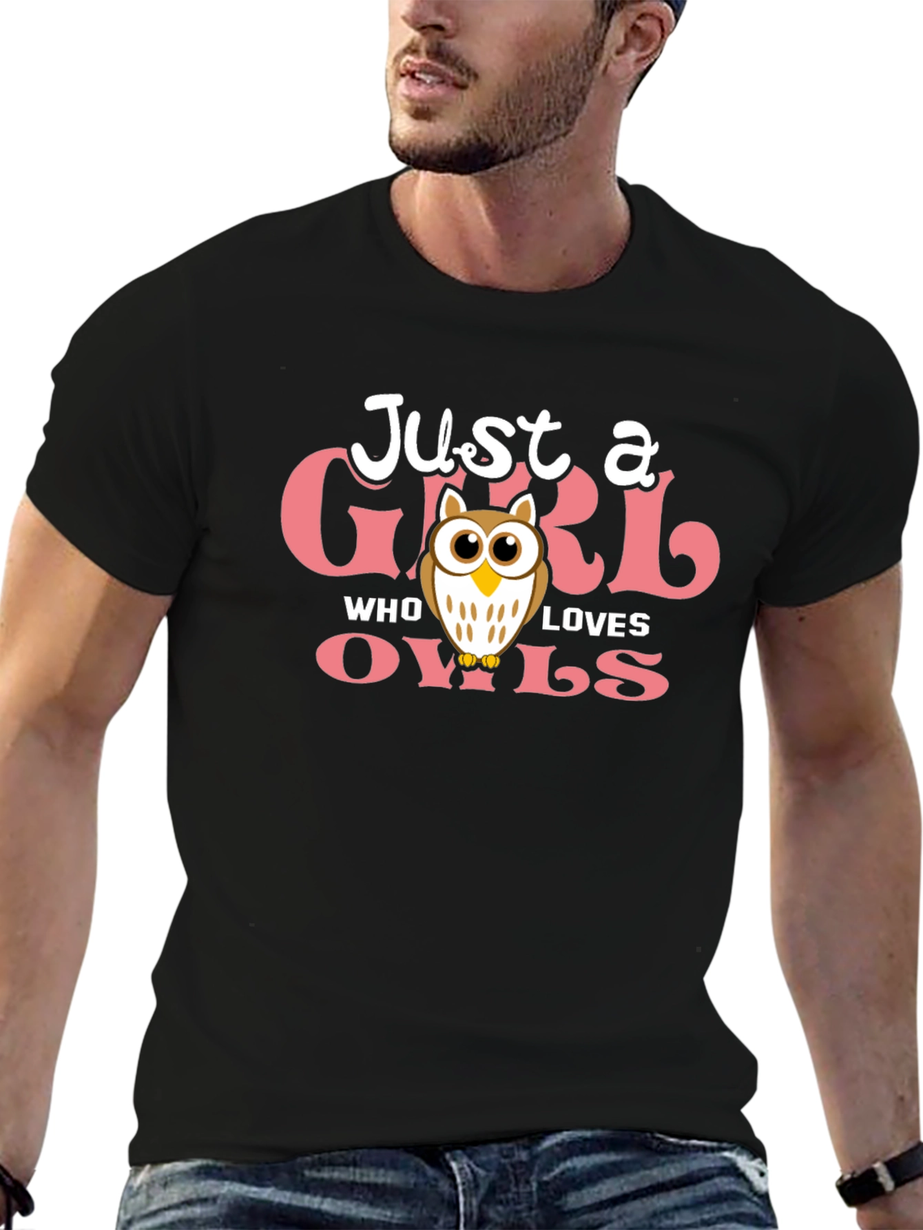 Just a Girl Who Loves Owls T-Shirt