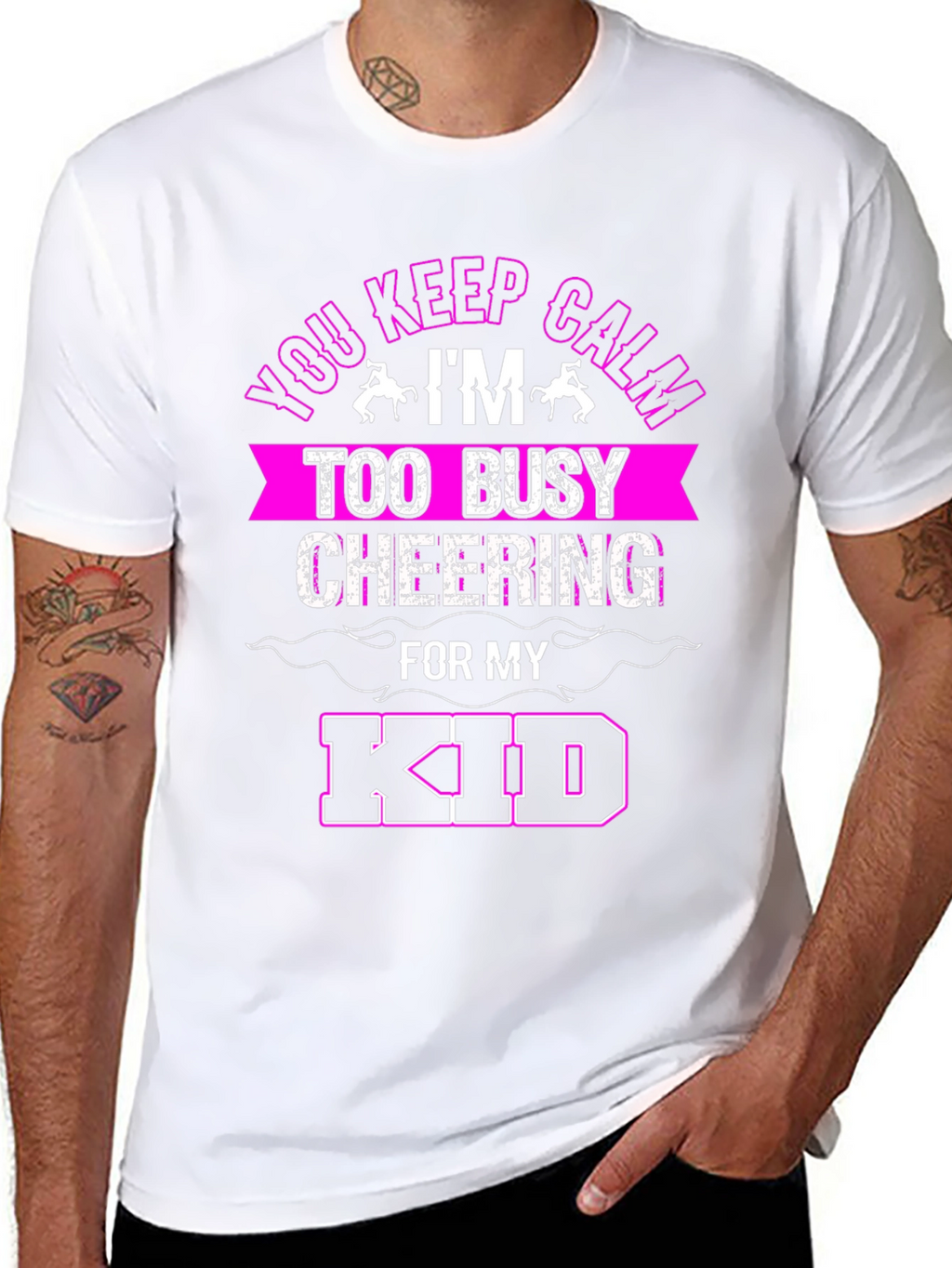 Keep Calm Cheering for My Kid T-Shirt