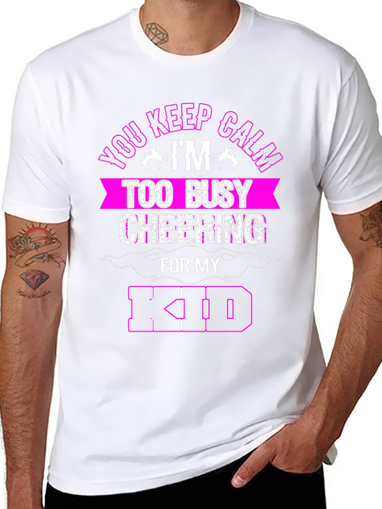 Keep Calm Cheering for My Kid T-Shirt