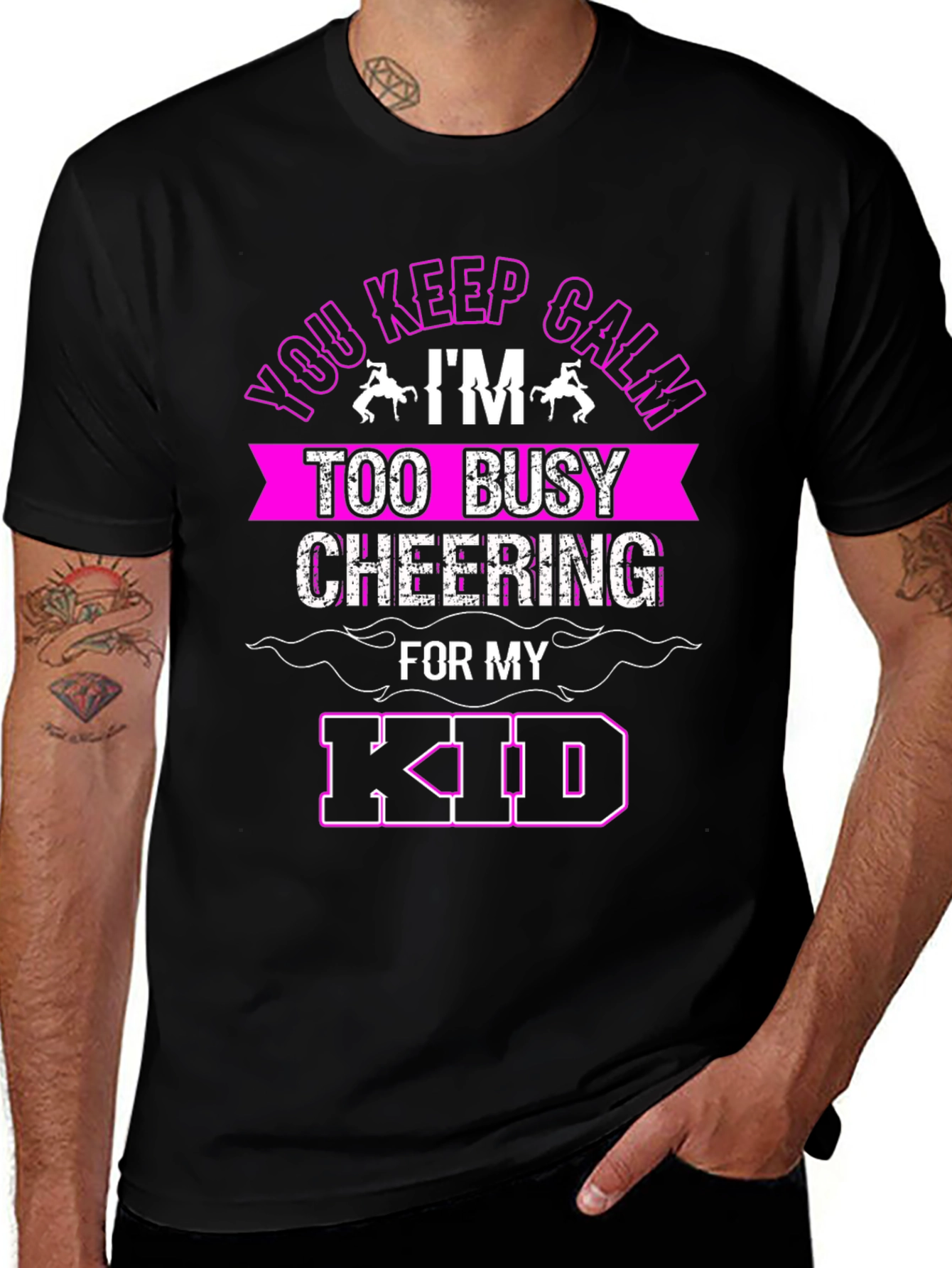 Keep Calm Cheering for My Kid T-Shirt
