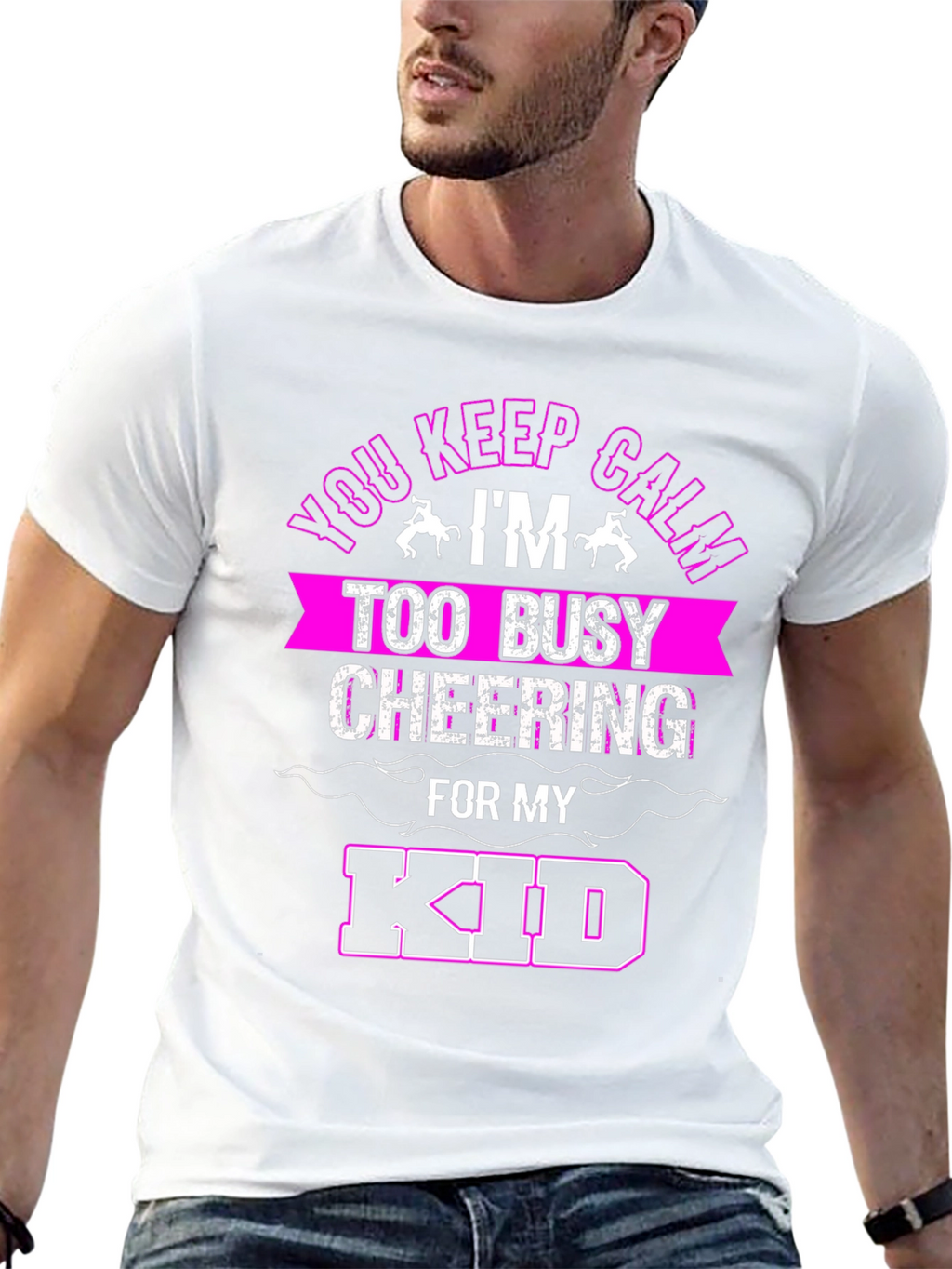 Keep Calm Cheering for My Kid T-Shirt