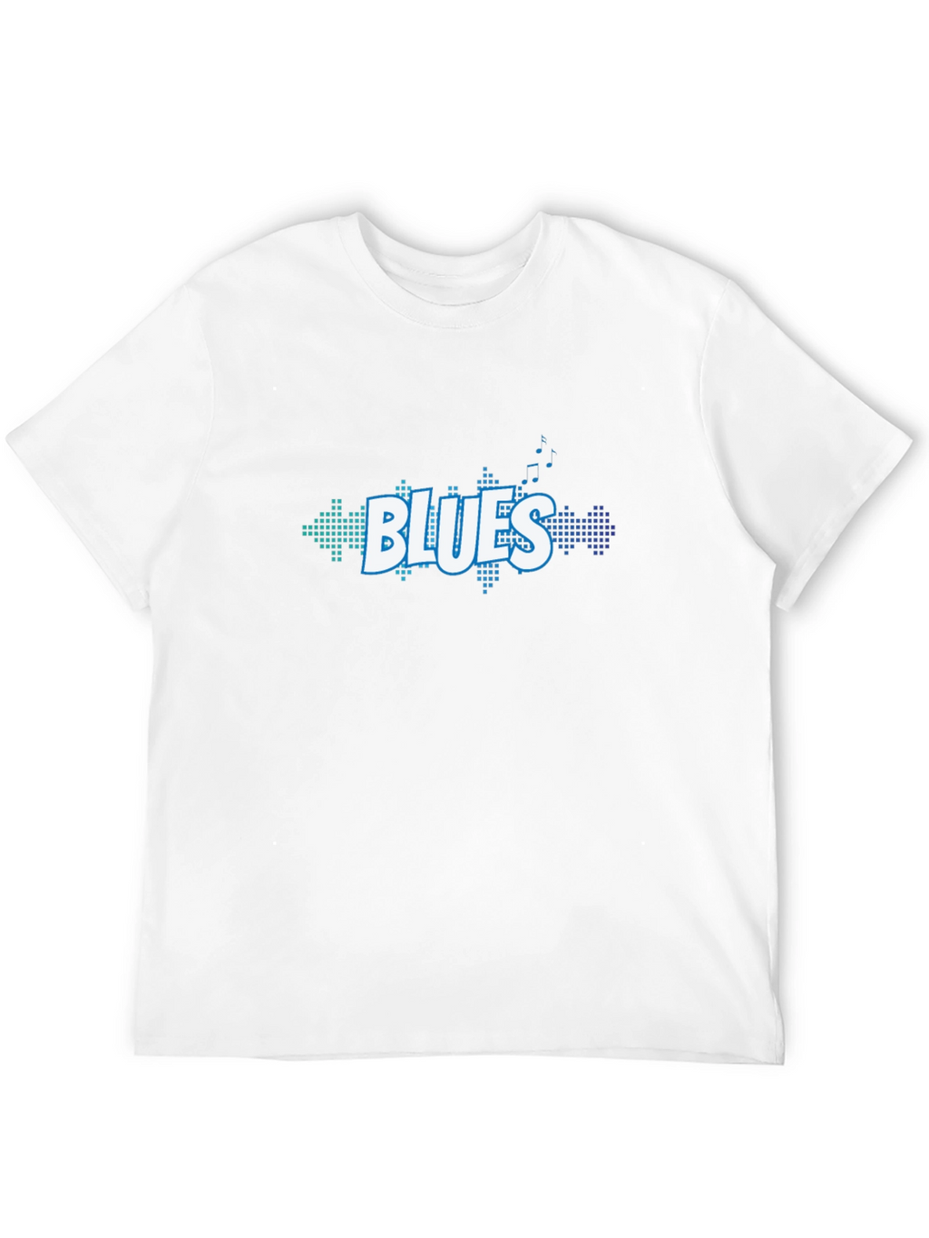 Blues Music Graphic Tee - Black Cotton T-Shirt