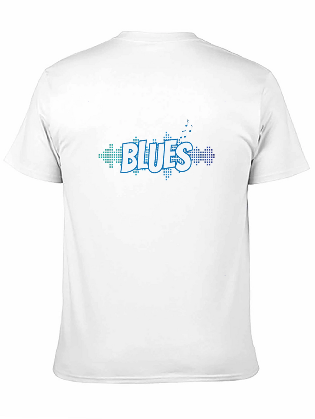 Blues Music Graphic Tee - Black Cotton T-Shirt