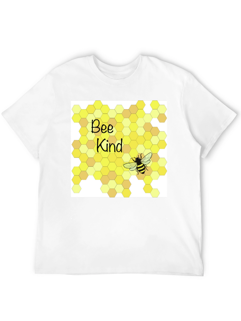 Bee Kind T-Shirt Honeycomb Graphic Tee