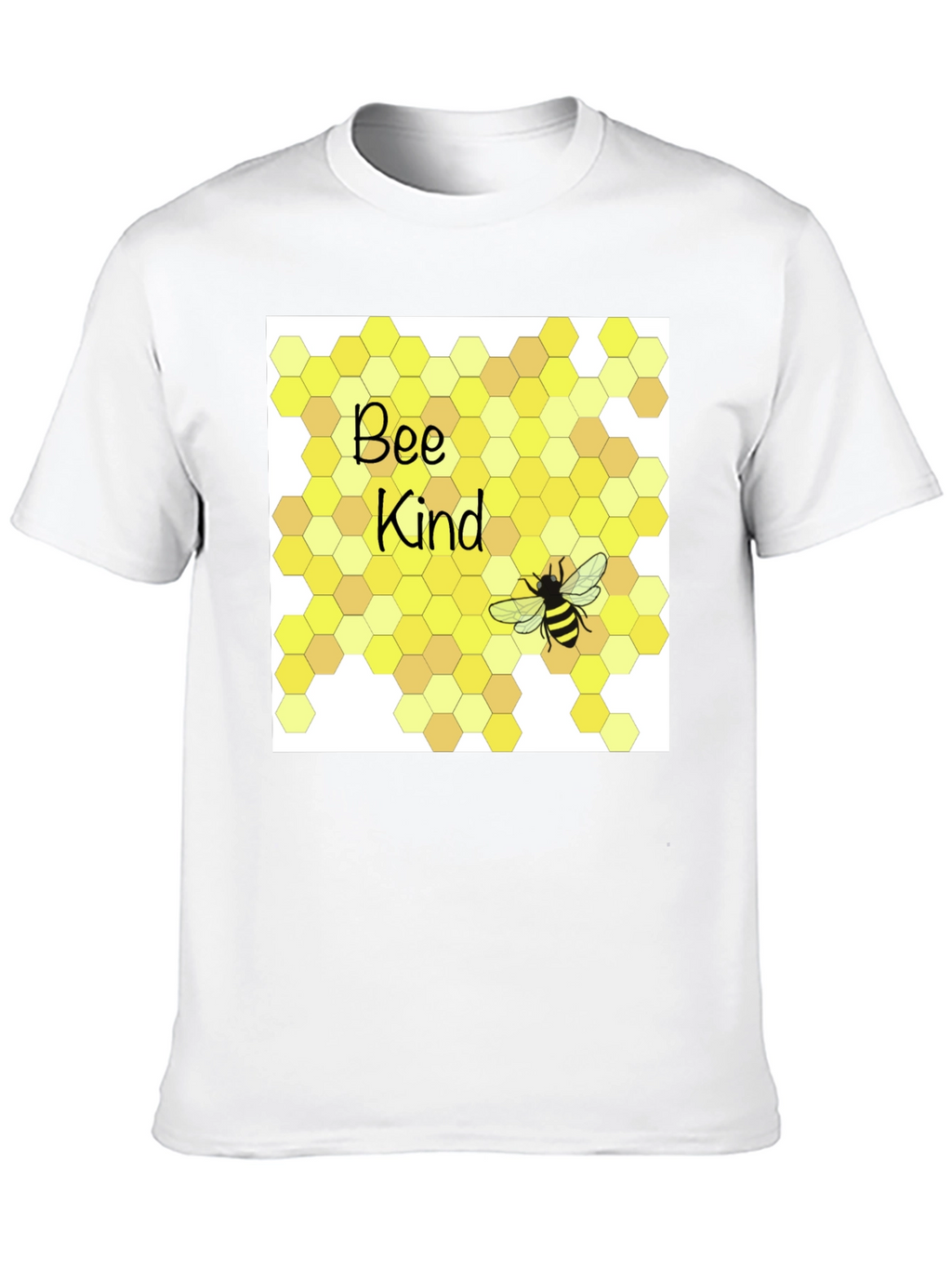 Bee Kind T-Shirt Honeycomb Graphic Tee