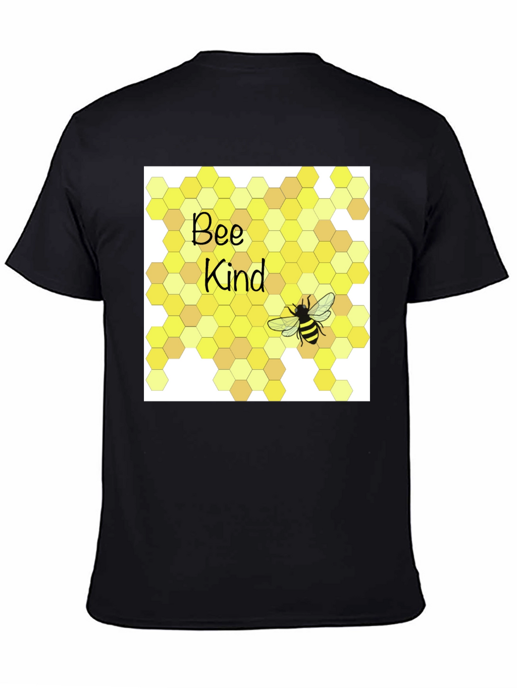 Bee Kind T-Shirt Honeycomb Graphic Tee