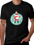 Dabbing Santa Christmas Ornament T-Shirt