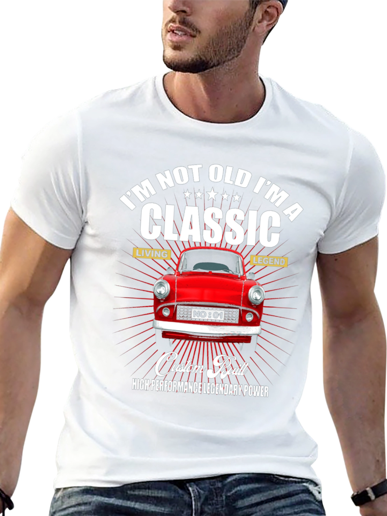 Classic Car T-Shirt: Im Not Old Im A Classic