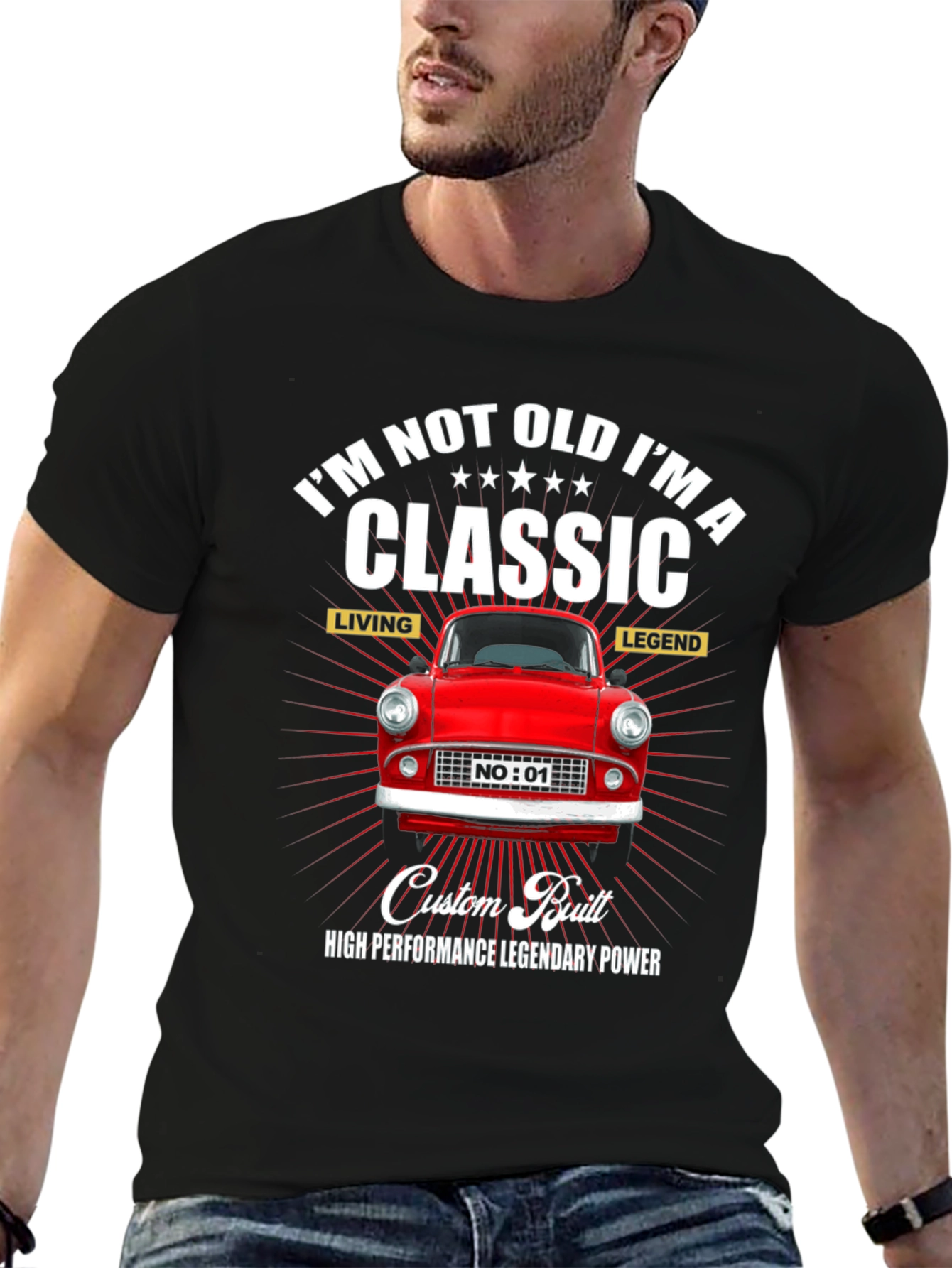 Classic Car T-Shirt: Im Not Old Im A Classic
