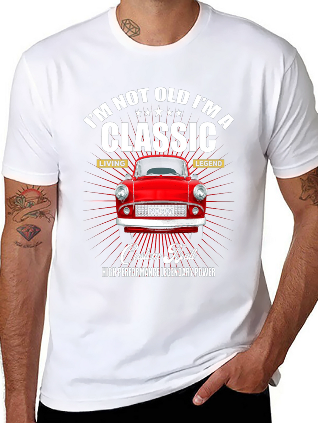 Classic Car T-Shirt: Im Not Old Im A Classic