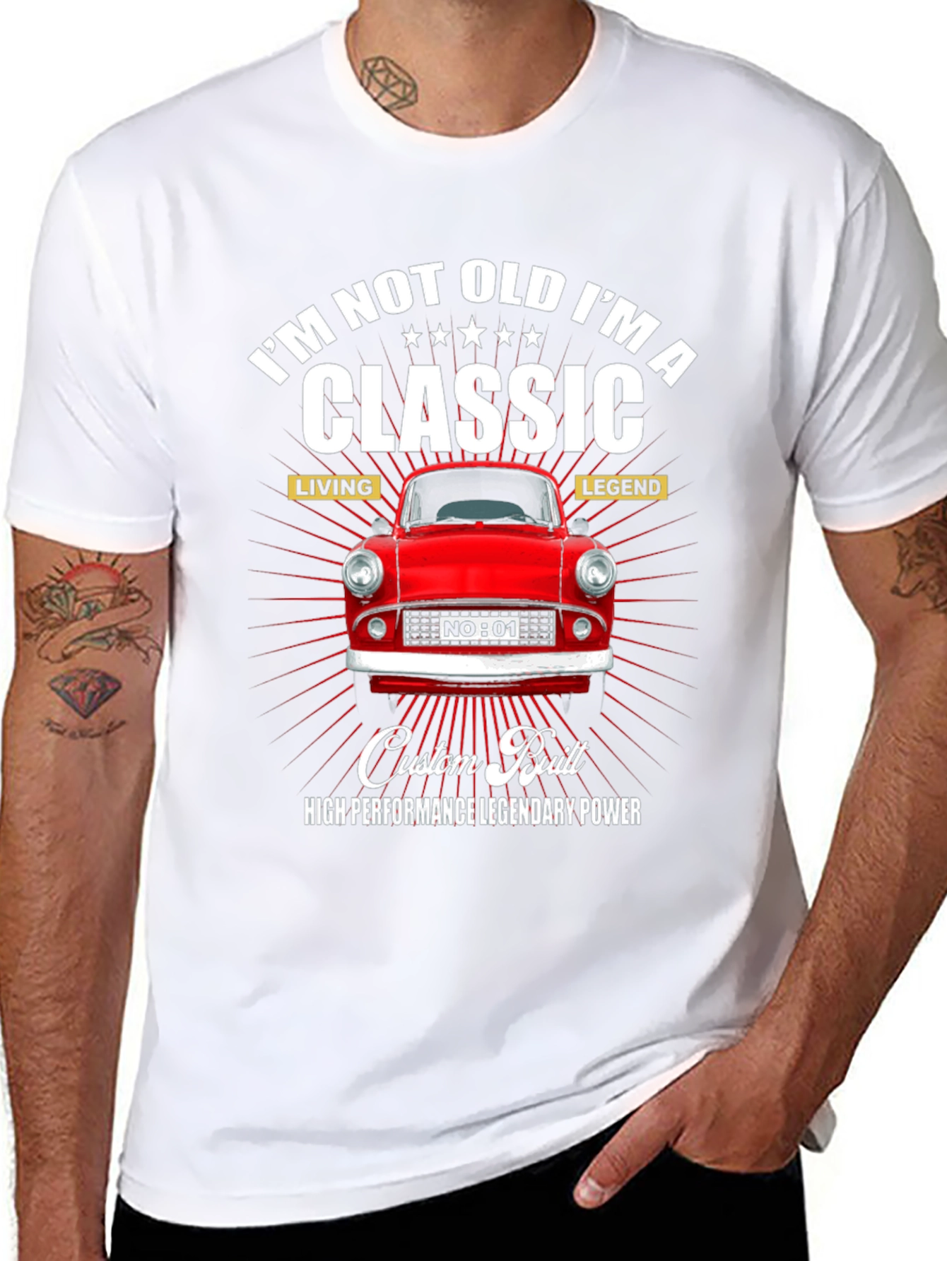 Classic Car T-Shirt: Im Not Old Im A Classic