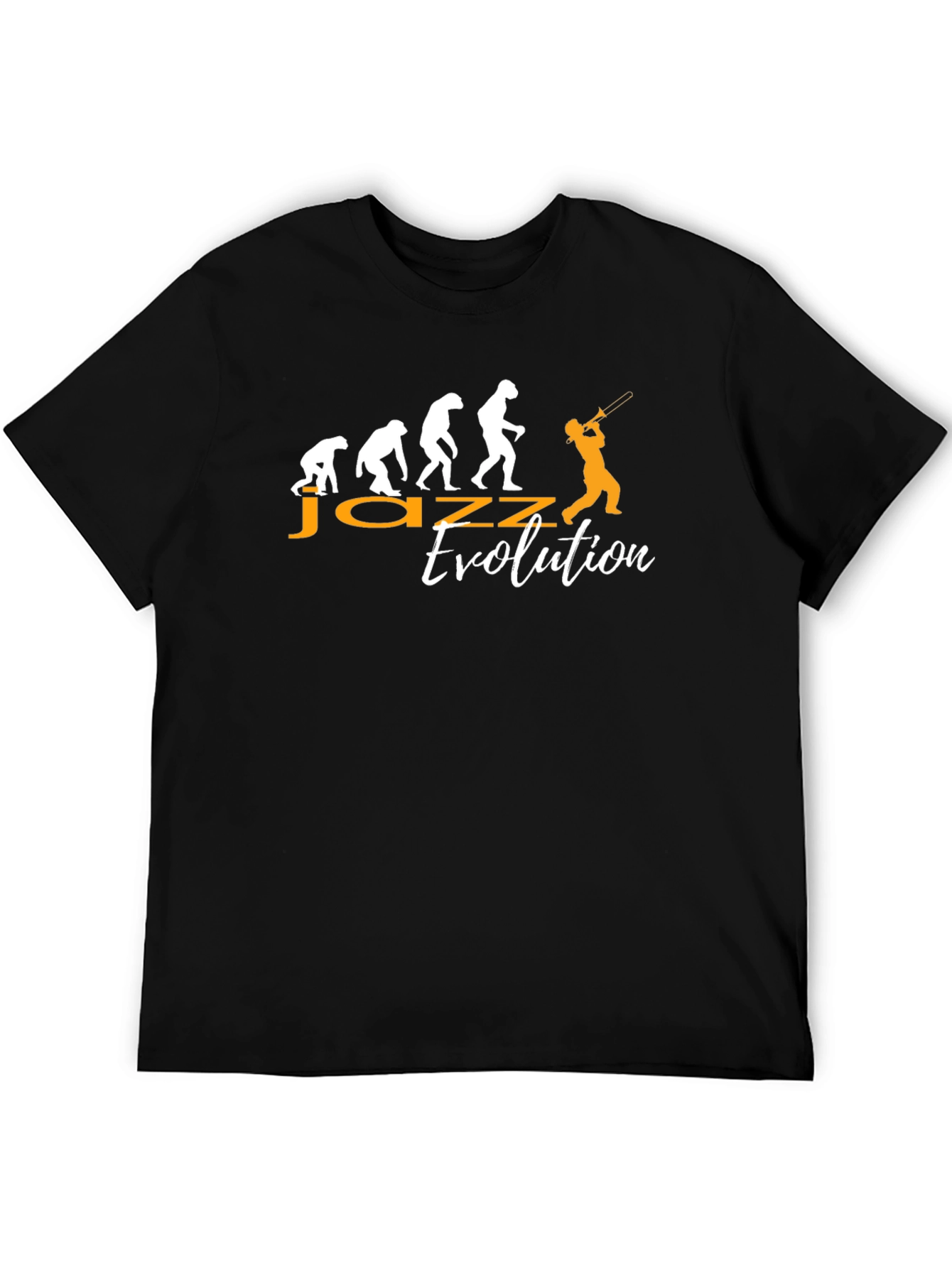 Jazz Evolution Graphic T-Shirt - Black