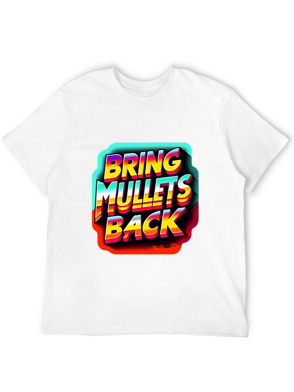Bring Mullets Back T-Shirt Retro Style Design