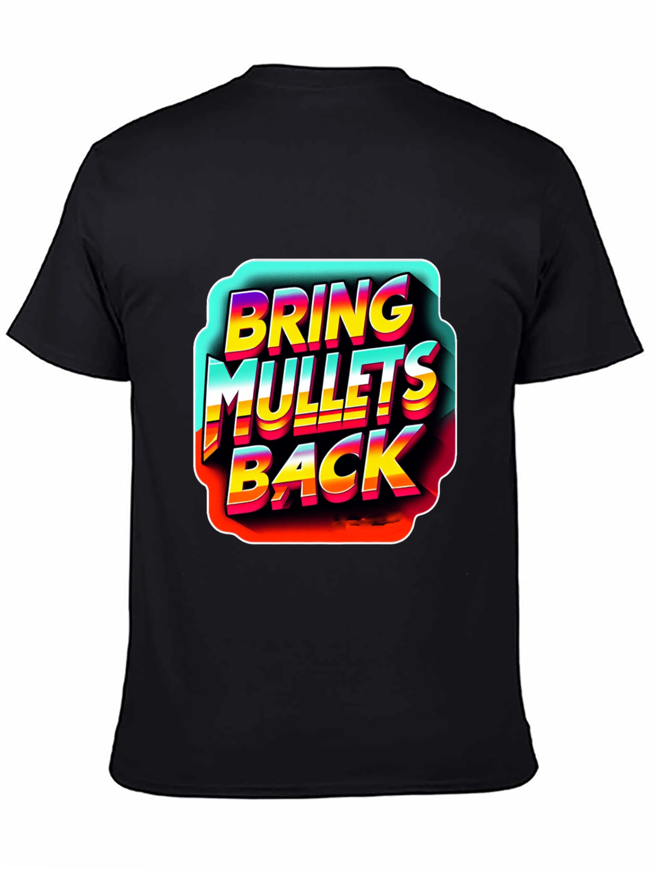 Bring Mullets Back T-Shirt Retro Style Design