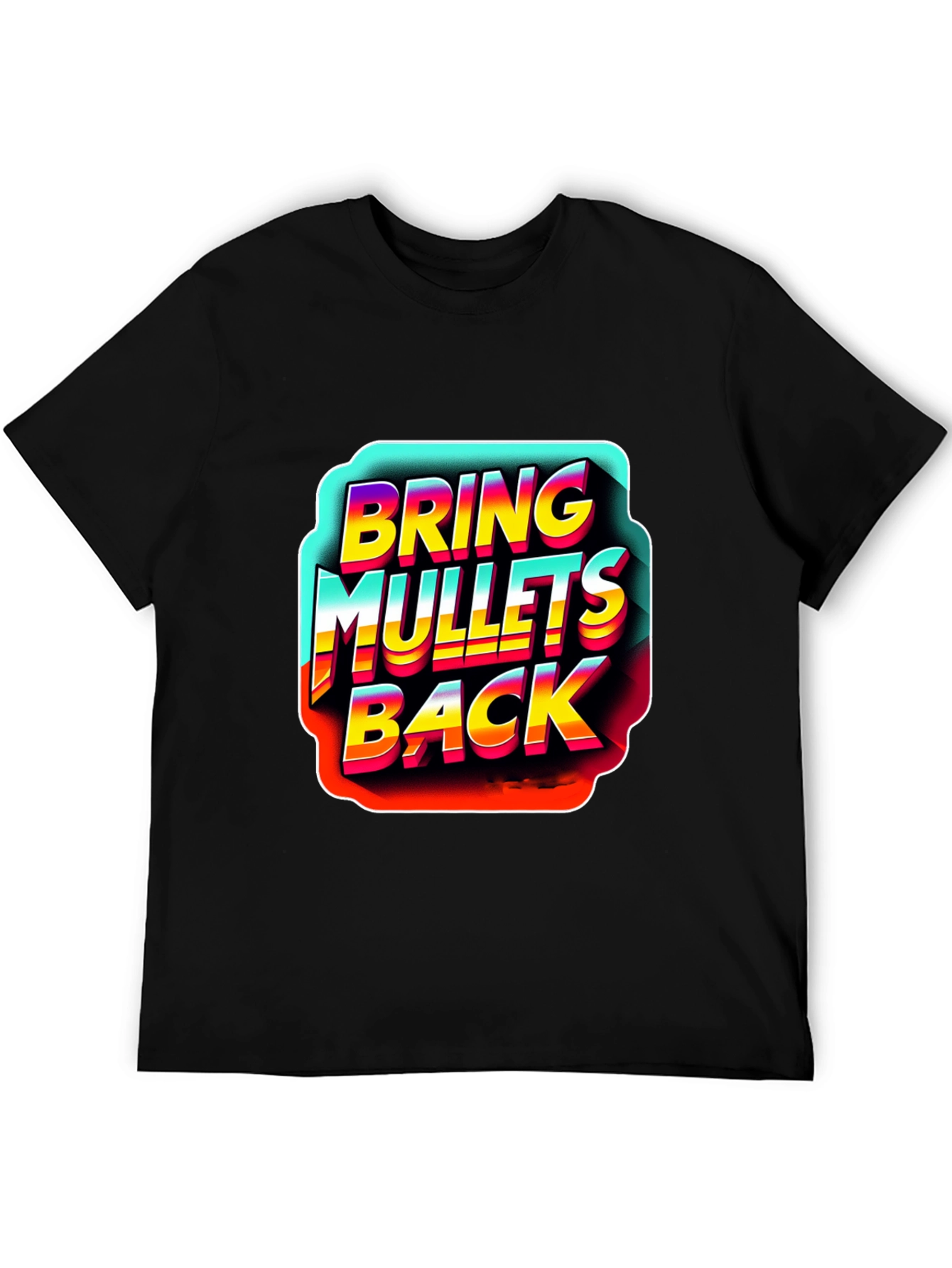 Bring Mullets Back T-Shirt Retro Style Design