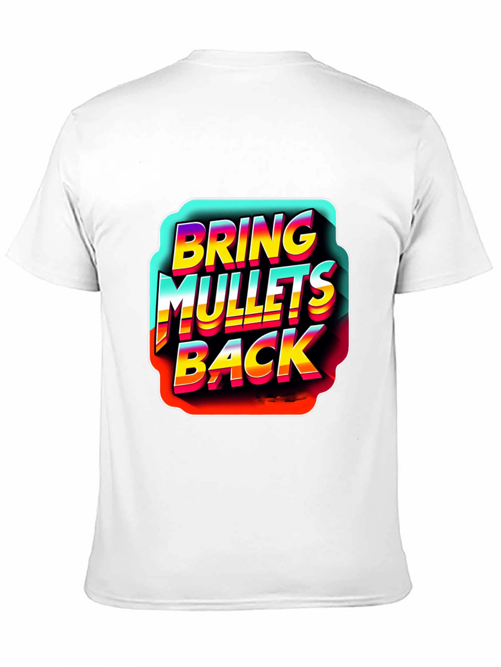 Bring Mullets Back T-Shirt Retro Style Design
