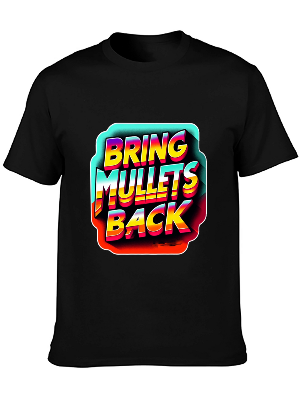 Bring Mullets Back T-Shirt Retro Style Design