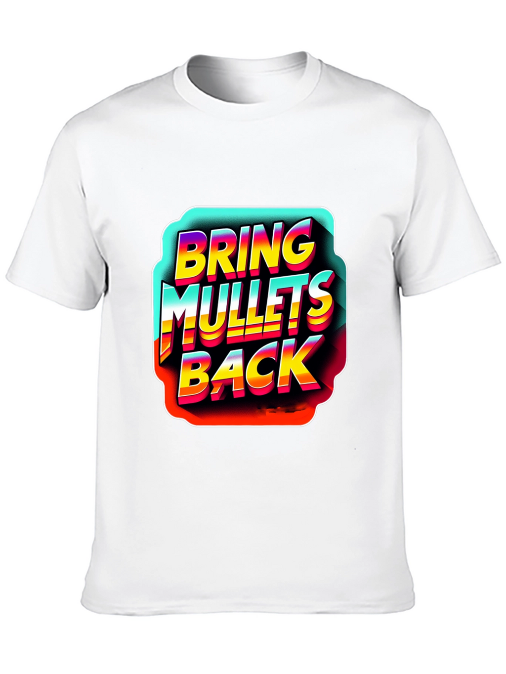 Bring Mullets Back T-Shirt Retro Style Design
