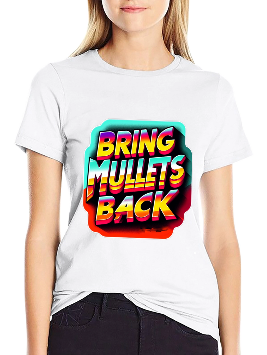 Bring Mullets Back T-Shirt Retro Style Design